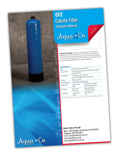 Calcite pH correction for acidic water VR