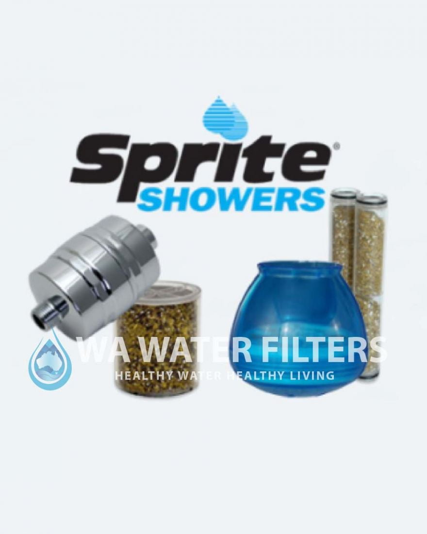 Shower Filter Sprite® High Output Brass Housing (Chrome Plated