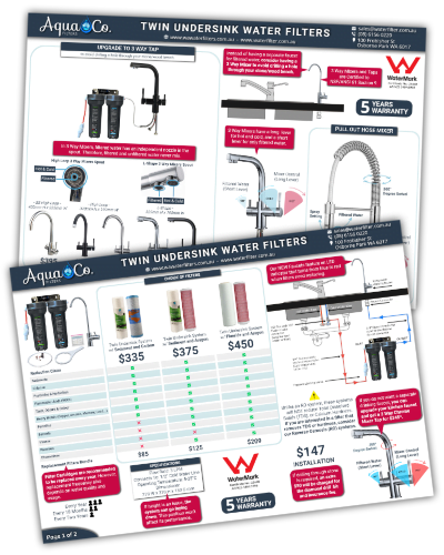 Download Twin Undersink Water Filters Brochure VR